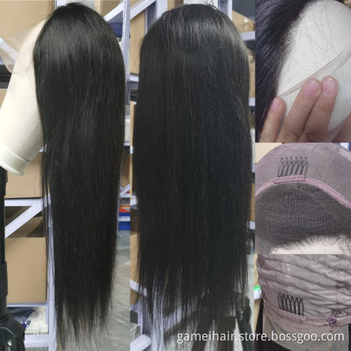 Wholesale Grade 10A Lace Front Wig With Natural Hair Line And Baby Hair 28 inch human hair lace front wig